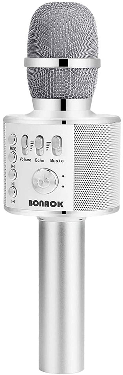 Bonaok wireless bluetooth karaoke microphone youtube cheap